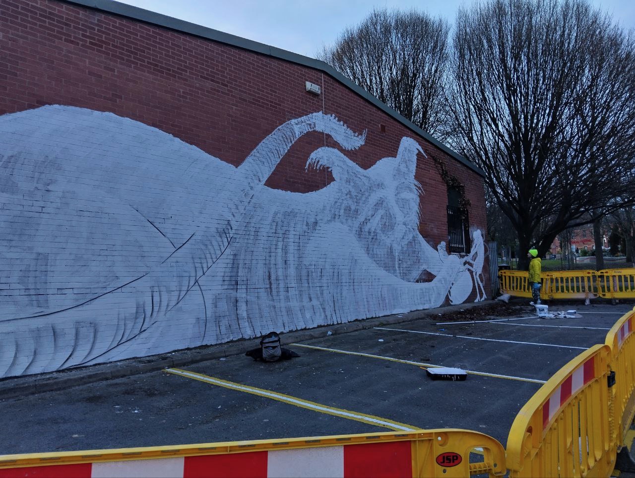 Placeholder for a street art work